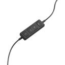 Logitech k&otilde;rvaklapid H570E Mono, 1,9 m kaabel, 31,5 - 20000 Hz, must, m&uuml;ra summutav mikrofon, in-line juhtimine