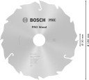 Ripzāģa disks 190x30mm Speedline Wood, Rokas ripzāģiem PRO WOOD RIPZĀĢA ASMENS, 2608640800, BOSCH