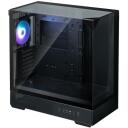 Zalman Arvutikorpus P40 PRISM BLACK, 3x Combo (3,5 tolli v&otilde;i 2,5 tolli), 1x USB Type-C, 2x USB 3.0