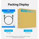Vention HDMI kabelis 1m/AACBF 4K 60Hz, 18 Gbit/s, 3D, auksiniai jungtys, PVC, juodas