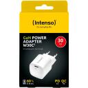 Intenso toiteadapter 7803062, 30 W, 100-240 V, 1 USB Type-C port, GaN, kiire laadimine, universaalne &uuml;hilduvus