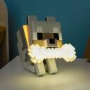 Paladone Minecraft Wolf GloBuddies valgus PP14761MCF, 14,3cm, mitmev&auml;rviline, LED, dimmerdatav, vabalt seisev