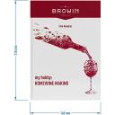 Browin Grāmata 980017 160 lappuses, 25 receptes, 0.6 cm platums, 21 cm augstums, 14.8 cm garums, 0.227 kg