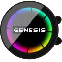 Genesis NLG-2321 vedelikjahutus s&uuml;steem, 360mm, 3 ventilaatorit, 1550 RPM, ARGB valgustus, &uuml;hilduvus AM4, AM5, LGA1150, LGA1151