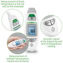 Medisana infrapuna termomeeter TM 750 76140, 34-43 &deg;C, 0.2 &deg;C t&auml;psus, 30 m&auml;lu, helisignaal