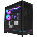 Montech Korpus HS01 PRO (B), Midi Tower, 2x USB 3.0, 2x 120mm tagumise ventilaatorid, 3x 120mm alumised ventilaatorid