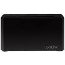 Logilink Mini-doks CR0046, 3x USB 3.0 Type-A, SD, microSD, M2, MS, CF, 5 Gbit/s, Plug-and-play