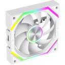 Gamemax Korpuse ventilaator FN12A-N2 WL-W, 120mm, 58.6cfm, 800-2000rpm, 30.6dBA, H&uuml;draulilised laagrid, 4-pin PWM