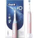 Braun Elektriskā zobu birste Oral-B iO Series 3 8006540731222, rozā krās., 1 galviņa, 3 režīmi, akumulators, uzlādes statīvs
