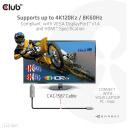 Club3D Видео кабель адаптер CAC-1587 USB Gen2 Type-C на HDMI 3м, 8K@60Hz, 4K@120Hz, HDR10+, DSC1.2