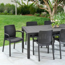 Садовый стул Bali Mono KETER 29190206939 55x58x83см серый