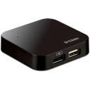 D-Link DUB-H4, USB centrmezgls, DUB-H4/E, 4xUSB 2.0, 480Mbps, Plug-and-Play, atpakaļsaderība ar USB 1.1