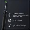 Oral-B Elektriskā zobu birste D103 Vitality PRO Black, 1 uzgalis, 3 režīmi, 7600 apgriezieni/min, akumulators, ūdensnoturīga