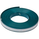 Žalios spalvos plastikiniai įdėklai liniuotei 10m (ritinys)