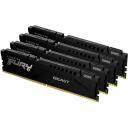 Kingston FURY Beast operatīvā atmiņa DIMM KF556C40BBK4-128, 128GB, 5600MT/s, CL40, 4 x 32GB, melna, XMP