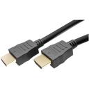 Goobay HDMI kabelis 47575, 3 m, 8K@60Hz, 4K@120Hz, HDCP 2.2, 48 Gbit/s, apaļ&scaron;, melns