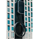 VOOL EV sieninis įkroviklis 22 kW, 4G, „Wi-Fi“ ir „Ethernet“, 6,5 m kabelis, matinės juodos spalvos