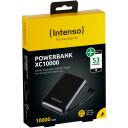 Intenso Power Bank 7314530 10000 mAh, 5V-3A USB-C, 5V-2.4A USB-A, must, kiire laadimine, 2 seadet