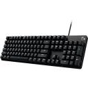 Logitech Juhtmega m&auml;nguriklaviatuur G413 SE 920-010437, 1.8m, must, mehhaanilised nupud, valge valgustus, USB