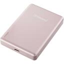 Intenso Power Bank 7344033 10000 mAh, 15 W juhtmevaba laadimine, 20 W USB-C PD, MagSafe &uuml;hilduv, roosa