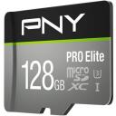 Pny atmiņas karte microSDXC 128GB P-SDU128V31100PRO-GE, 100 Mb/s, 90 Mb/s, UHS-I U3 Class 10 V30, SD adapteris