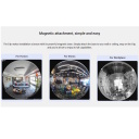 Ezviz E4P 3K⁺ CS-E4P Panorāmas Fisheye Viedā Wi-Fi Kamera MicroSD Krāsu Nakts Redze Balts