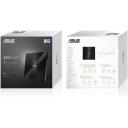 ASUS DVD kirjutaja SDRW-08U9M-U/BLK/G/AS/P2G, USB 2.0, 8x DVD+R kirjutamise kiirus, 24x CD-R kirjutamise kiirus, must, Tray