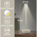 Beper Galda lampa P207ILI152, 1.5W, pelēka, LED, 1 spuldze, aptum&scaron;o&scaron;ana, gaismas temperatūras regulē&scaron;ana