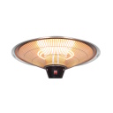 Eurom PD2101 XXL RVS infraraudonųjų spindulių terasos &scaron;ildytuvas pastatomas 2100W IP44 3 galios lygiai iki 20m2