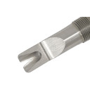 Ērču noņem&scaron;anas rīks ar uzglabā&scaron;anas futlāri un atslēgu piekariņu, nerūsējo&scaron;ais tērauds, R210860, CITS