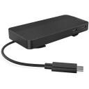 Lenovo USB-C Dual Display Travel Dock w/o Adapter 40B90000WW, 1 x RJ-45, 1 x USB-A 10 Gbps, 2 x USB-C 10 Gbps, 1 x HDMI, 65 W