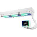 Asrock Challenger White 360 Digitālā &scaron;ķidruma dzesē&scaron;anas komplekts 90-ACLA36-WAAGA6, 3 ventilatori, 12 cm, 720 mA, 12 V, 62.6 cfm