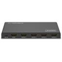 Digitus HDMI sadalītājs, 1x4, DS-55337, 4x HDMI, 18 Gbps, metāla korpuss, EDID pārvaldība
