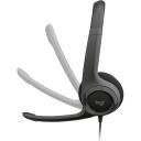 Logitech k&otilde;rvaklapid 981-000406 USB, sagedus 20 - 20000 Hz, kaabli pikkus 1.9 m, takistus 32 &Omega;, m&uuml;rasummutav mikrofon, must
