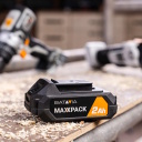 Charging set with 18 V voltage, 2.0 Ah battery and 2.4 A charger Starter Set 7065182 Batavia