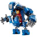 Lego LEGO MARVEL 76315 Dzelzs Vīra laboratorija: Bruņu zāle, 384 elementu, 5 figūriņas, 8+ gadi