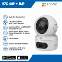 Ezviz H7C CS-H7c-44WF-W2 Siseruumide Kahe Objektiiviga 4MP 2K Nutikas Pööratav 360° Kaamera MicroSD / Öönägemine Valge