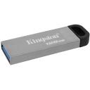 Kingston USB m&auml;lupulk DataTraveler Kyson DTKN/128GB, 128 GB, USB 3.2 Gen 1, 200 MB/s, 60 MB/s, must/hall, vastupidav ja kerge