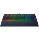 Razer Ornata V3 Klaviatūra RZ03-04460100-R3M1, USB, RGB LED, 10 Razer Chroma RGB apgaismojuma zonas, Mecha-Membrane, melna