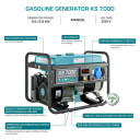 Бензиновый генератор KS 7000 KONNER & SOHNEN