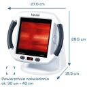 Beurer Infrapuna lamp IL50, 300 W, 30x40 cm, 0-50 kraadi, 1-15 min taimer, keraamiline klaas, 2 m juhe