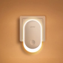 Liikumisanduriga &ouml;&ouml;lamp 0.5W 3500K 220&ndash;240V pistik&uuml;hendusega &Oslash;6.5cm 360&deg; valge Y1 Ldnio