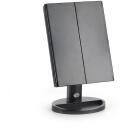Rio Kokkuvolditav LED meigikpeegel MMFD-EU/1,6, 2x/3x, USB 5V, 180&deg; p&ouml;&ouml;ratav, puutetundlik aktiveerimine