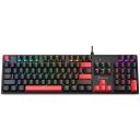 A4Tech Klaviatūra A4TKLA47737, RGB, 1000 Hz, 50 miljoni klik&scaron;ķu, Anti-Ghosting, BLMS Red Plus slēdži