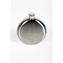 Apaļā kabatas kolba 'Brush', nerūsējo&scaron;ais tērauds, 150 ml, R180860, BasicNature