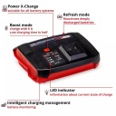 Lādētājs Power X-Boostcharger 6A, EINHELL, 4512064, ātrāka uzlāde par 50%