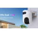 Ezviz H9C CS-H9c-5MP-5MP Divu Objektīvu Ārējā IP65 5MP 3K Viedā Pan & Tilt 360 Kamera MicroSD / Nakts Redzamība Balta