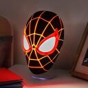 Paladone &Auml;mblikmees Miles Morales maski valgus PP14323SPMVN, 22cm, LED, vabalt seisv/sisesein, must/punane