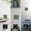 Vidaus elektroninis termometras SOENS 270102, -10°C iki +50°C, drėgmės indikatorius, laikrodis