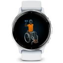 Garmin Умные часы Venu 3 010-02784-00, 3.56 см, 454 x 454 пикселя, AMOLED, 45 мм, 14 д, 5 ATM, GPS, Wi-Fi, Bluetooth, белый